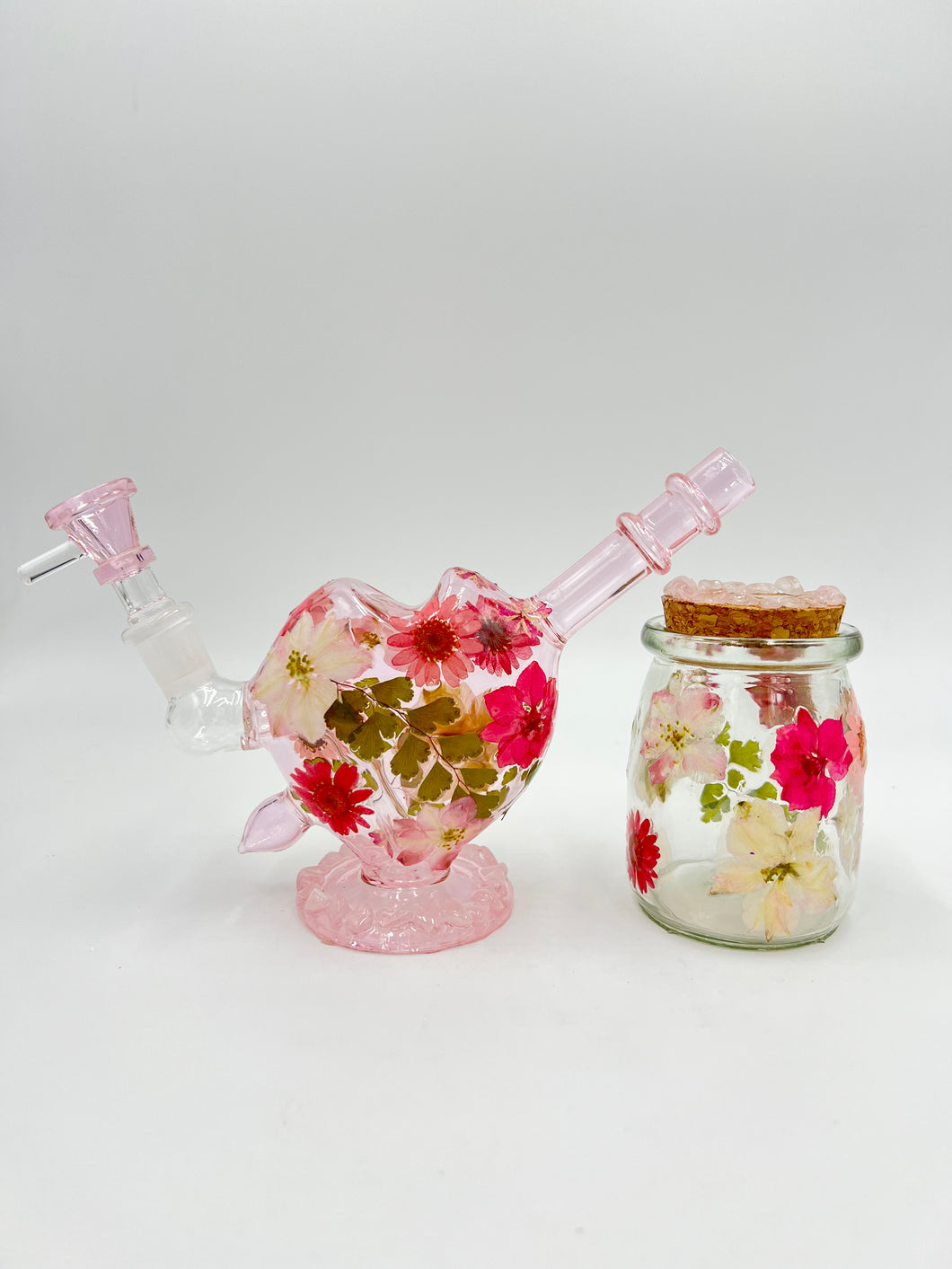 Heart Floral Bong