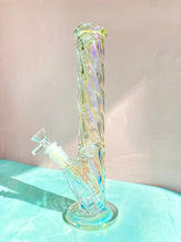 Load image into Gallery viewer, Iridescent Bong with Swirl Design
