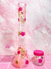 Load image into Gallery viewer, Flower Bong | Pink Floral Beaker
