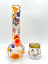 Load image into Gallery viewer, Round Base Floral Bong
