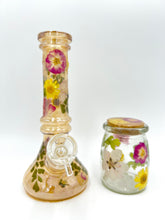 Load image into Gallery viewer, Gold Floral Beaker
