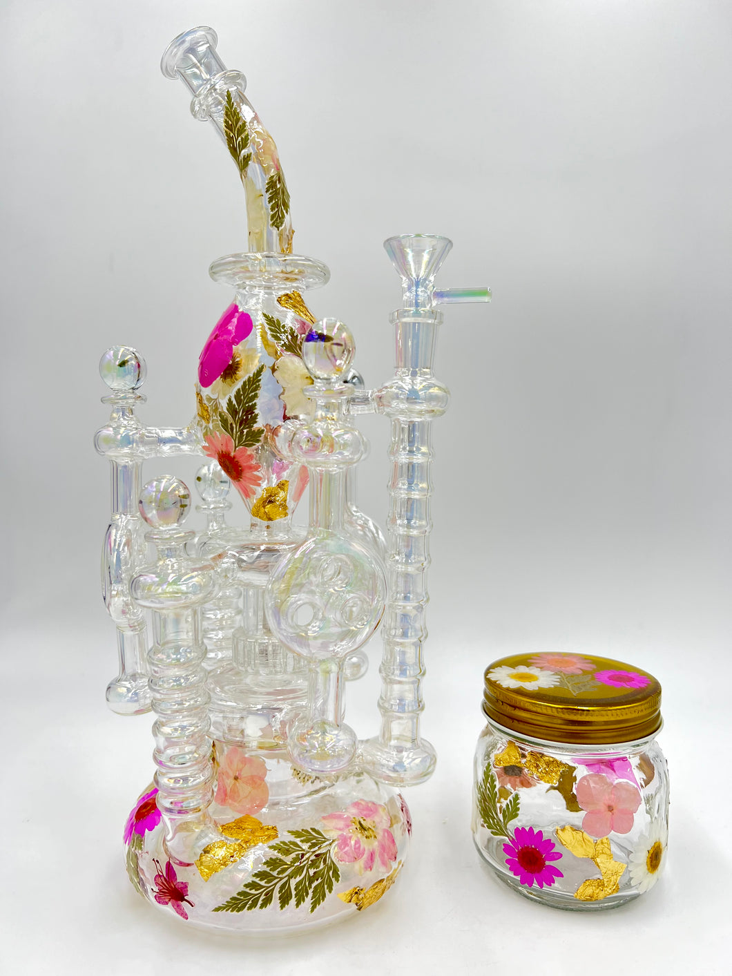 Floral Iridescent Recycler