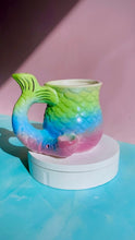 Load image into Gallery viewer, Mermaid Wake and Bake Mug | Coffee Mug Pipe
