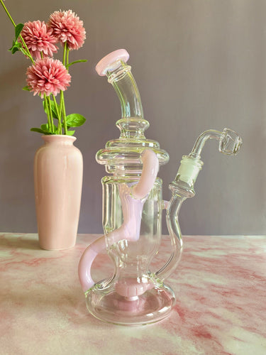 Recycler with Milk Pink Accents